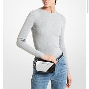 Firm✨Michael Kors Rose Small Embossed Belt Bag